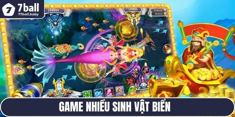 Mỗi ván đề có nhiều sinh vật để bắn hạ