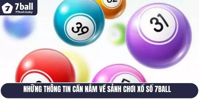 Những thông tin cần nắm về sảnh chơi xổ số 7BALL