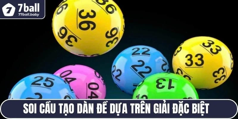 Soi cầu tạo dàn đề dựa trên giải đặc biệt