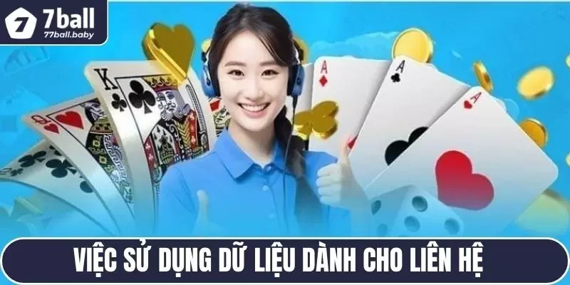 Việc sử dụng dữ liệu dành cho liên hệ